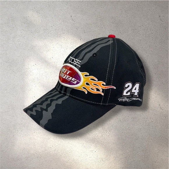 VTG Foose Hot Hues Chase Authentic's NASCAR Racing Hat Flames - Picture 1 of 8